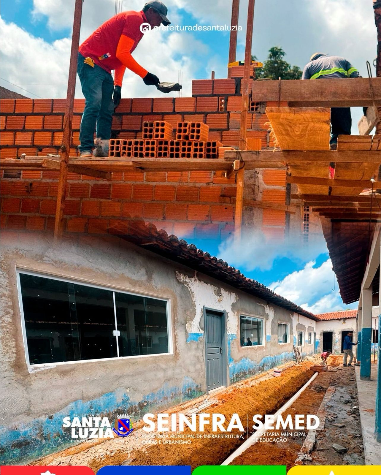Mais Infraestrutura e valorização da Educação.