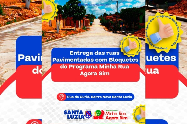 Inauguração de ruas restauradas
