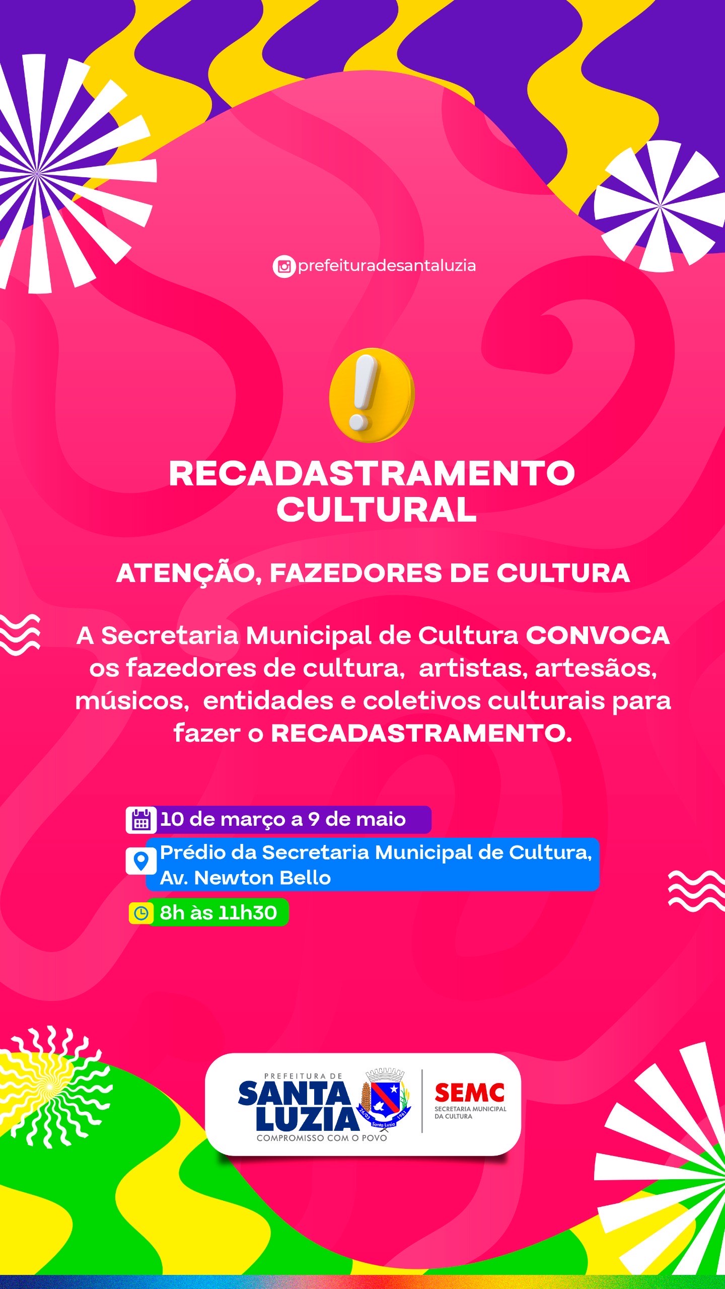 RECADASTRAMENTO CULTURAL