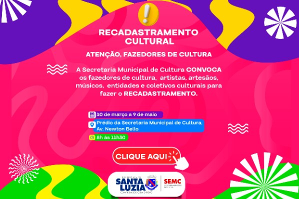 RECADASTRAMENTO CULTURAL